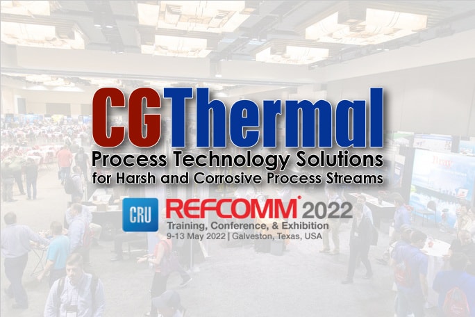 CG Thermal will be Exhibiting at RefComm in Texas