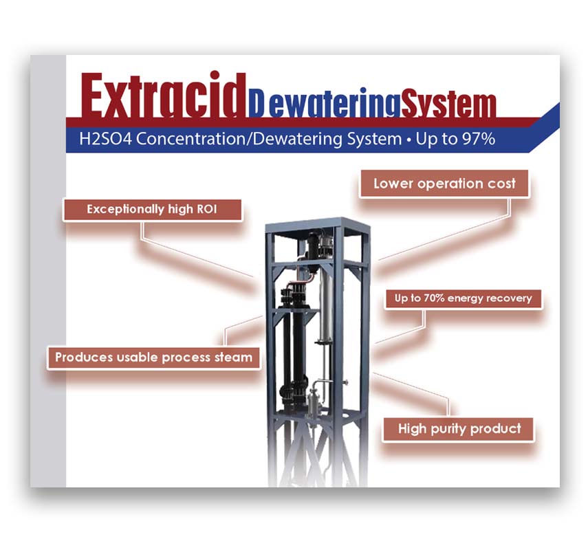 Extracid Concentration/Dewatering System
